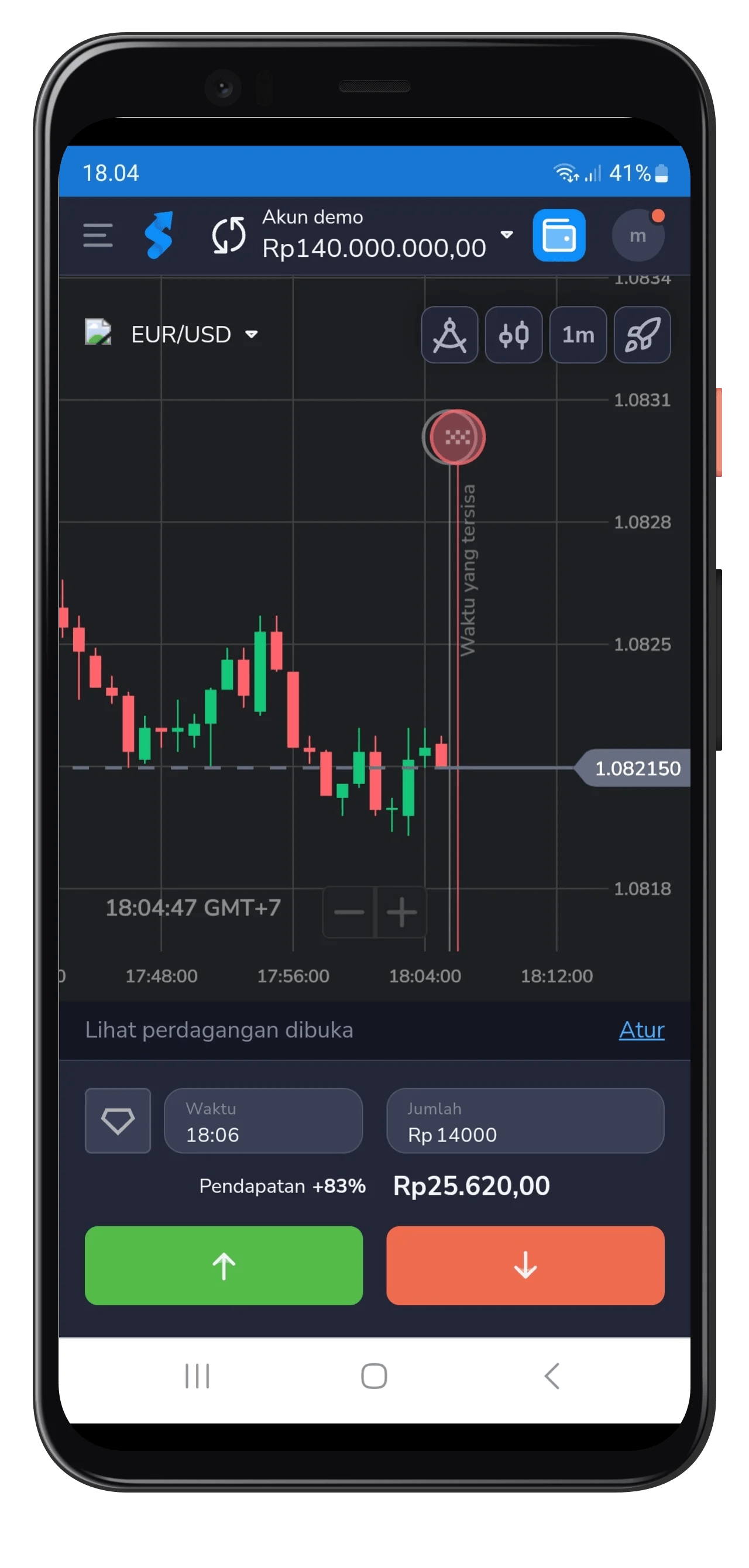 Aplikasi Stockity Mobile untuk Trading